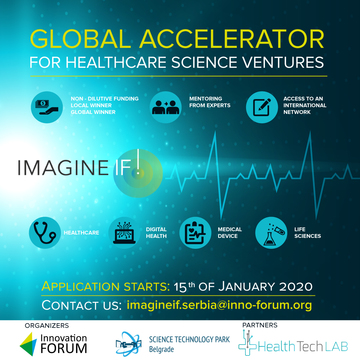 ImagineIF akcelerator za podršku startup preduzećima u oblasti industrije zdravstva