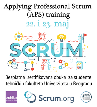 Бесплатна сертификована обука “Applying Professional Scrum (APS) training”