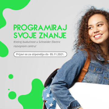 Schneider Electric Razvojni centar program stipendija: prijavite se!