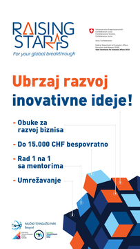 Nova prilika za startap timove i kompanije u ranim fazama da obezbede podršku za ubrzan razvoj kroz program Raising Starts!