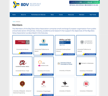 Our school has become a member of the European BDVA network