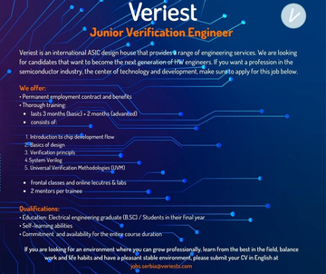 Veriest – Junior Verification Engineer